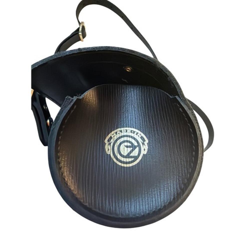 Cambridge Satchel x Wicked Elphaba Bag Black Leather Purple Velvet Crossbody - Picture 8 of 15